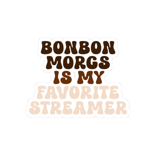 Favorite Streamer Sticker